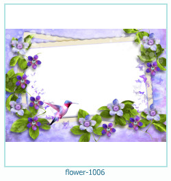 cadre photo fleur 1006