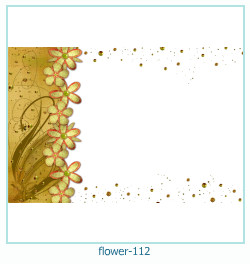 cadre photo fleur 112