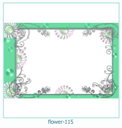 cadre photo fleur 115