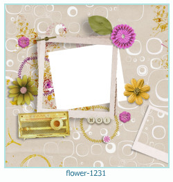 cadre photo fleur 1231