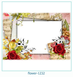 cadre photo fleur 1232