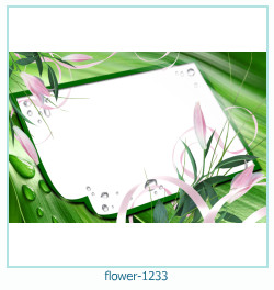 cadre photo fleur 1233