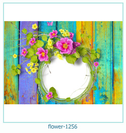 cadre photo fleur 1256