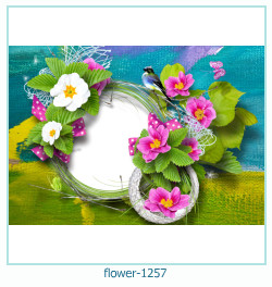 cadre photo fleur 1257