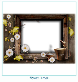 cadre photo fleur 1258
