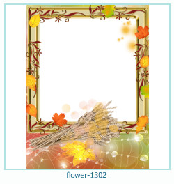 cadre photo fleur 1302