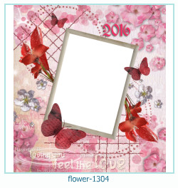 cadre photo fleur 1304