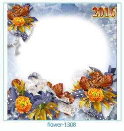 cadre photo fleur 1308
