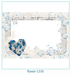 cadre photo fleur 1318