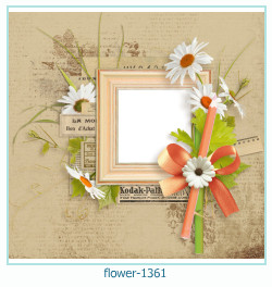 cadre photo fleur 1361
