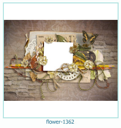 cadre photo fleur 1362