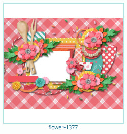 cadre photo fleur 1377