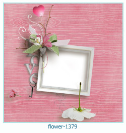 cadre photo fleur 1379