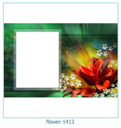 cadre photo fleur 1413