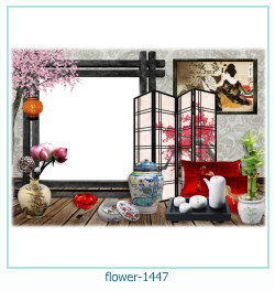 cadre photo fleur 1447