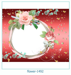 cadre photo fleur 1492