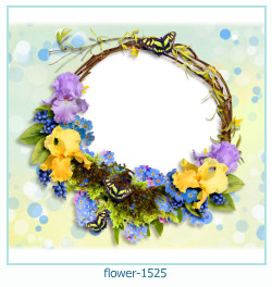 cadre photo fleur 1525