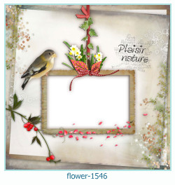 cadre photo fleur 1546