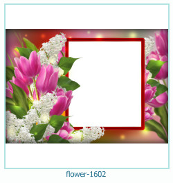 cadre photo fleur 1602