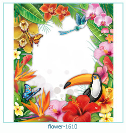 cadre photo fleur 1610