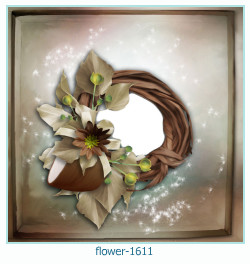 cadre photo fleur 1611