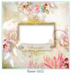 cadre photo fleur 1612