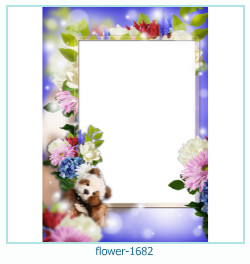 cadre photo fleur 1682