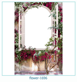 cadre photo fleur 1696
