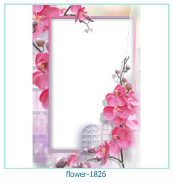 cadre photo fleur 1826