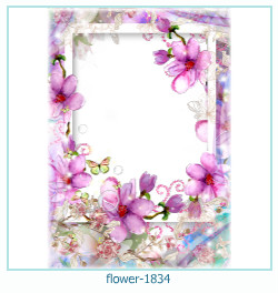 cadre photo fleur 1834