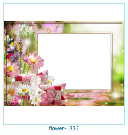 cadre photo fleur 1836