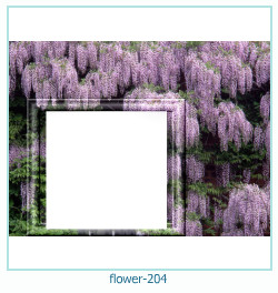 cadre photo fleur 204