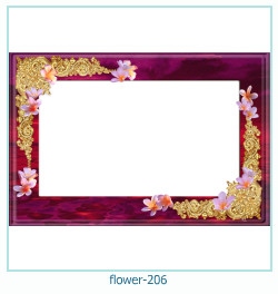cadre photo fleur 206