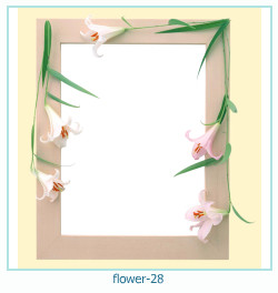 cadre photo fleur 28