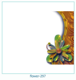 cadre photo fleur 297