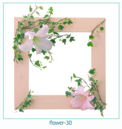 cadre photo fleur 30