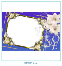 cadre photo fleur 312