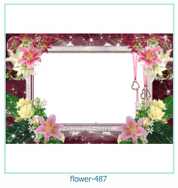cadre photo fleur 487