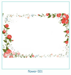 cadre photo fleur 501