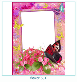 cadre photo fleur 561