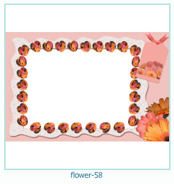 cadre photo fleur 58
