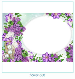 cadre photo fleur 600