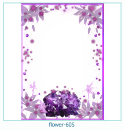 cadre photo fleur 605
