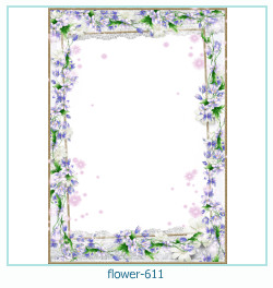 cadre photo fleur 611