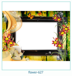 cadre photo fleur 627