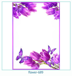 cadre photo fleur 689