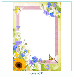 cadre photo fleur 691