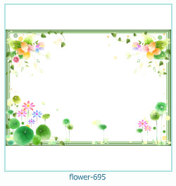 cadre photo fleur 695