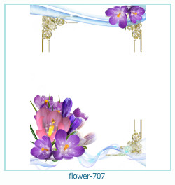 cadre photo fleur 707