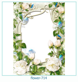 cadre photo fleur 714